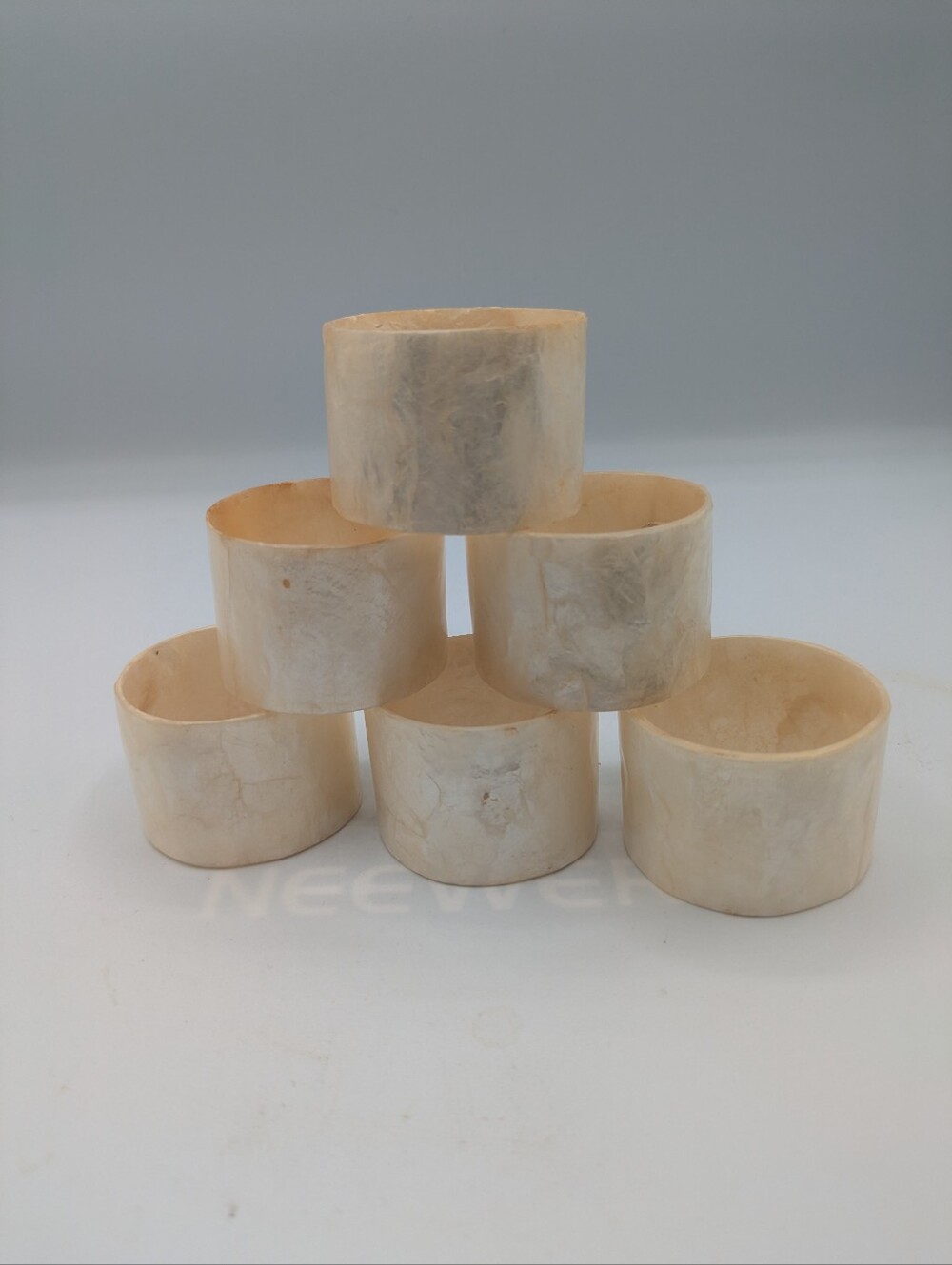 Capiz Shell Napkin Rings